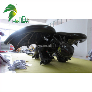 Traje Inflable de Dragón Negro Divertido, de Doble Capa, Traje Inflable de Personaje de <span class=keywords><strong>Película</strong></span>, Traje de Toothless - Product Image 1