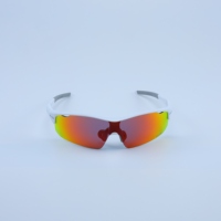 Lunettes de soleil de cyclisme photochromiques polarisées YM PC - Lunettes de sport ultra-légères avec protection UV400 pour VTT et course à pied - ANSI Z87.1