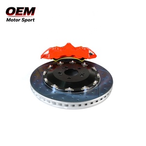 Nuevo Kit de Caliper de Freno Rojo de Alta Calidad para GT6+GT4 con Diseño Perforado - Hierro Fundido para Modelos 911 Cayenne Panamera Macan - Product Image 2