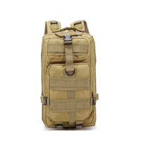 Sac à dos tactique multifonctionnel imperméable à motif disruptif pour sports de plein air, sac d'assaut 3P pour alpinisme avec fermeture éclair et système Molle