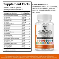 Capsules d'acides aminés pour adultes très vendues, améliorent la mémoire/le sommeil, 120 capsules, compléments nutritionnels sportifs