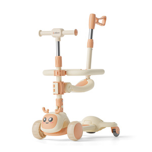 Cochecito de Bebé Convertible en Patinete Plegable para Niños, Tres en Uno, Patinete Yo-Yo y Patinete Deslizante - Product Image 1