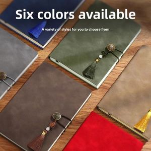 Vintage Soft Leather Dowling Paper PU Notebook Notepad Gift Box Set New Chinese Style Business Notebook Wireless Glue Packaging - Product Image 3