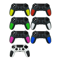 Coque en silicone pour Sony Playstation 4 PS4, antidérapante, bicolore, en caoutchouc souple, plusieurs couleurs, housse de manette pour PS4