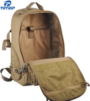 Sac à dos de sport et de fitness en polyester à grande capacité avec système Molle externe personnalisé pour activités de plein air