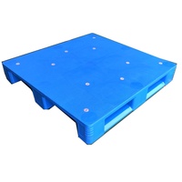 Palette européenne hygiénique industrielle personnalisable à face unique en plastique de stockage renforcé de qualité alimentaire avec entrée à 4 voies