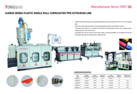 Offre Spéciale PP PE PA Nylon de PVC En Plastique flexible tuyau ondulé faisant la machine