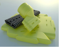 Tubo de drenaje corrugado plano de HDPE, tubo de drenaje con tela no tejida envuelta para golf y drenaje de hierba natural, en el que se puede drenar