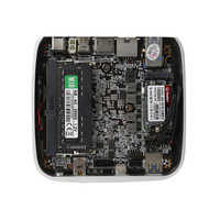 Mini PC à prix réduit, Intel Core I3-6100U, 2*DDR4, max 64 Go, M.2 SATA 2242 SSD, 5*USB, HD Mini DP, noir et blanc, ventilateur, mini ordinateur
