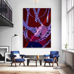 Guanjun 40*60 cm Jujutsu pintura pared arte sala de estar Anime lienzo impresiones <span class=keywords><strong>Manga</strong></span> lienzo Póster - Product Image 4