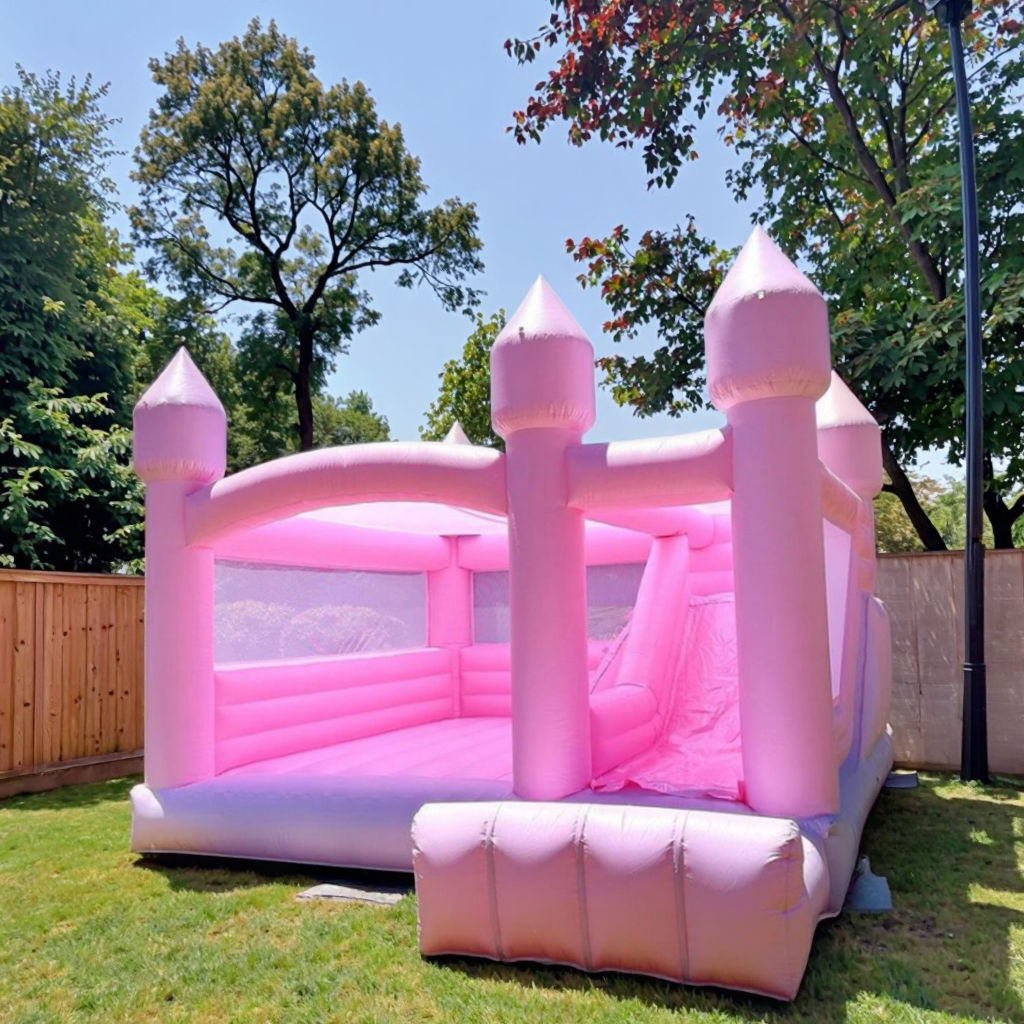 Pink Inflatable Castle 5*5 m