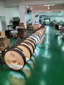 Chinesische Fabrik Außenbereich wasserdicht Außenbereich runde Form LOGO LED-Bildschirm für Laden Led-Logo-Bildschirm