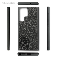 Nouvelle Coque de Téléphone Antichoc en Fibre de Carbone et PC Rigide avec TPU Souple pour Samsung Galaxy S26 Plus Ultra 5G (Modèle 2026)