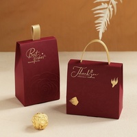 Nouvelle boîte à bonbons de mariage simple et avancée Boîte en papier pour bonbons au chocolat de mariage Boîte en papier haut de gamme