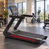 Tapis roulant électrique commercial CE personnalisé pour salle de sport, équipement de cardio-training