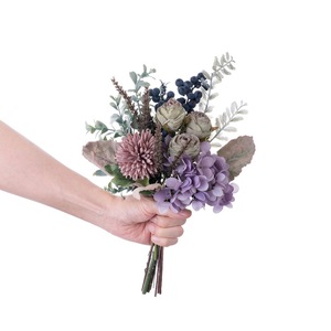 Bouquet de fleurs artificielles CallaFloral, rose en tissu tissé plastique, décoration d'intérieur, accessoires de photographie CF01491 - Product Image 5