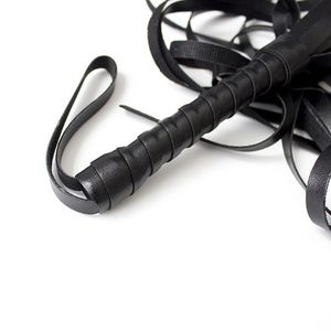 Látigo de cuero PU de 44 cm para sexo, palmadas, BDSM, <span class=keywords><strong>bondage</strong></span>, fetiche <span class=keywords><strong>gay</strong></span>, juguete erótico para adultos. - Product Image 3