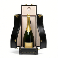 Boîtes d'emballage pour vin avec logo personnalisé, boîtes cadeaux en carton de luxe avec fermeture magnétique, boîtes en mousse pour bouteilles de vin