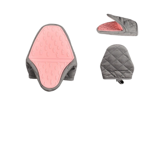 ถุงมืออบขนมแบบกึ่งซิลิโคนรูป<span class=keywords><strong>ปลา</strong></span> ทนความร้อน พร้อมซับในผ้าฝ้ายสองชั้นเพื่อความปลอดภัยในการทำอาหารในไมโครเวฟ - Product Image 4