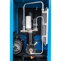 HPDMC 15-HP Total Rotary Vis Compresseur D'air 57CFM-80-Gallon Entièrement Emballé/Sèche-et ASME Réservoir 208-230v/60Hz/3-Phase