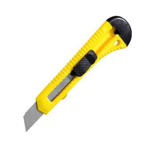 Cuchillo Multiusos 150x40x10 Amarillo con Hoja de ABS, Herramienta de Oficina - Product Image 1