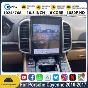 Autoradio 10,5 pouces pour Porsche Cayenne 2010 - 2017, lecteur multimédia Android, navigation GPS, CarPlay sans fil, unité principale - Product Image 5