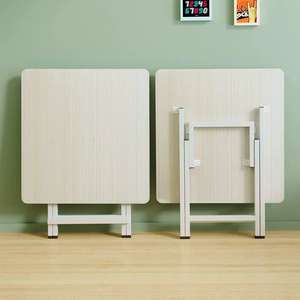 Tavolo da Pranzo Quadrato Pieghevole Estensibile Salvaspazio Stile Semplice Multiuso Pratico Arredamento <span class=keywords><strong>per</strong></span> Interni - Product Image 5