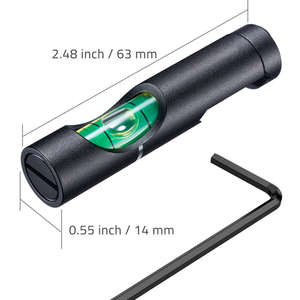 Aluminum Alloy Durable 20mm Slot Tactical Dovetail Anti-Tilt Bubble Level Gauge Clamp Bracket <b>Hunting</b> <b>Accessories</b> - Product Image 2