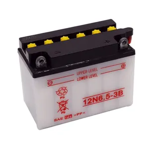 12V 6.5Ah Sealed Lead Acid Motorcycle Battery Deep Cycle Dry Charged MF Battery