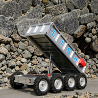 Véhicules tout-terrain électriques 8x8 à benne basculante pour charges lourdes de 1500 kg, pour terrains montagneux, collines et forêts