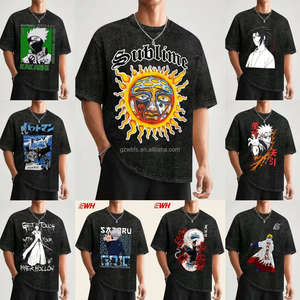 专业制造商最畅销男士夏季休闲个性t恤100% 有机棉特色有趣卡通 - Product Image 3