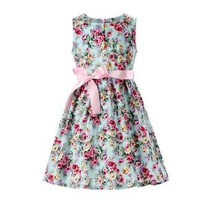 Vestidos de Primavera con Volantes Florales para Bebés Niñas 2019, Vestido de Boutique Infantil de Alta Calidad, Ropa Infantil al por Mayor - Product Image 4