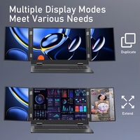 Portátil OEM al por Mayor con Pantalla Triple de 16" + 2x10.5", Personalizado con Intel I5 12450H, para Negocios y Juegos, 64GB, 4TB, Compatible con GPU Externa