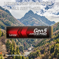 2025 Lexar NVMe PCIe 5.0 SSD M.2 Internal 1TB/4TB 14000/11000MB/s untuk PC Desktop, PS5, dan Perangkat Genggam