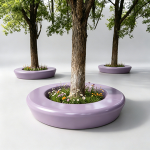 Asientos Modulares de Fibra de Vidrio Personalizables, Sillas Resistentes para Áreas Comunes de Centros Comerciales - Product Image 1