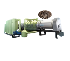 Four de carbonisation continu pour la fabrication de charbon de bois à partir de branches d'arbres, four de carbonisation de biomasse - Product Image 1