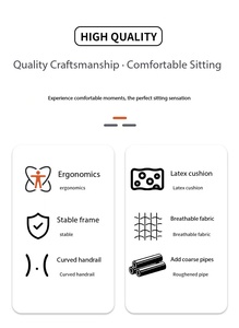 Silla de Oficina Moderna con Respaldo de Malla Transpirable y Base Cantilever Blanca, Silla Ergonómica para Recepción y Escritorio de Computadora - Product Image 2