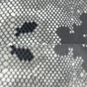 Inverno Quente Dupla Face Escovado Um Lado Anti Pilling 340Gsm 100% Poliéster Polar Fleece Tecido Impresso para Cobertor De Vestuário - Product Image 4