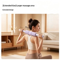 Nouveau bâton de massage en PP et TPE pour le yoga à domicile, rouleau de massage pour les épaules et le cou, relaxation musculaire, exercices de Pilates