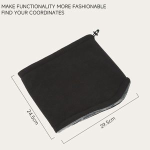 ผ้าคลุมหน้ากันลมหนาสำหรับฤดูหนาว ผ้าพันคอแบบสกี ผ้าคลุมหน้า ผ้าคลุมคอ ขนเฟอร์ ผ้าฟลีซ ให้ความอบอุ่น - Product Image 6