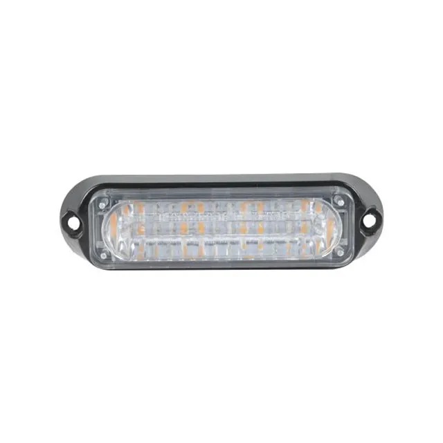 24v Amber White Red Blue Light Security Car Led Strobe Flashing Warning Light