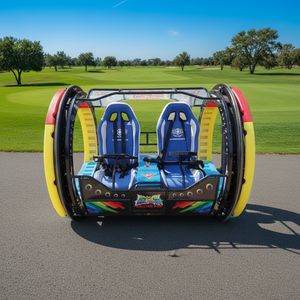 Voiture à bascule 360 degrés pour deux joueurs, personnalisée pour parcs d'attractions - Product Image 1