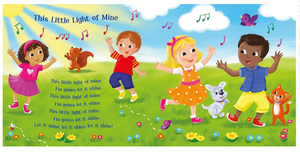 Livre sonore interactif Jésus m'aime, livre de chants bibliques pour enfants, livre d'histoires audio amusant, cadeau éducatif pour enfants - Product Image 2