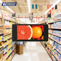 7 pouces standard 1080P décoder shopping multimédia signalisation support de bureau lcd publicité LCD affichage numérique signalisation