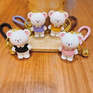 2024 New Arrival Promotion Gifts Kawaii Cute Cartoon Bear Soft PVC 3D <b>Custom</b> Logo <b>Keychain</b> - Product Image 2