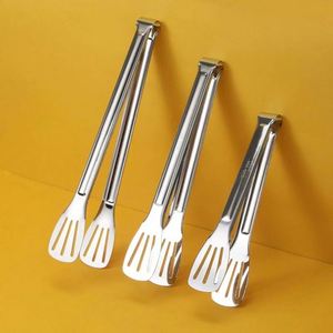 BPA Free Stylish Stainless Steel Tongs Kitchen Food BBQ and Cooking Tongs - Product Image 4