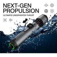 Vente Flash : Scooter Sous-Marin Portable Électrique pour Plongée, Nage avec Tuba, Propulseur de Plongée Sous-Marine avec Support Caméra et Cylindre