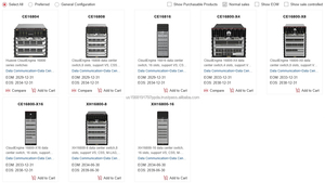 Commutateur d'entreprise HW CE6855-48XS8CQ 48*10GE SFP+ 8*100GE QSFP28 02355KTK 02355KTL - Product Image 4