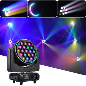 19*40w beweglicher Kopf Bienen auge beweglicher Kopf Licht Hochzeit Bühne DJ Bar Party Disco WiFi Remote House Färben Licht Bühnen lichter