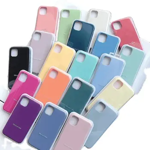 All'ingrosso custodia per telefono in <span class=keywords><strong>Silicone</strong></span> ufficiale in microfibra con Logo personalizzato <span class=keywords><strong>Cover</strong></span> posteriore in <span class=keywords><strong>Silicone</strong></span> per <span class=keywords><strong>iphone</strong></span> 16 16Pro Max 15 14 13 12 11 - Product Image 3